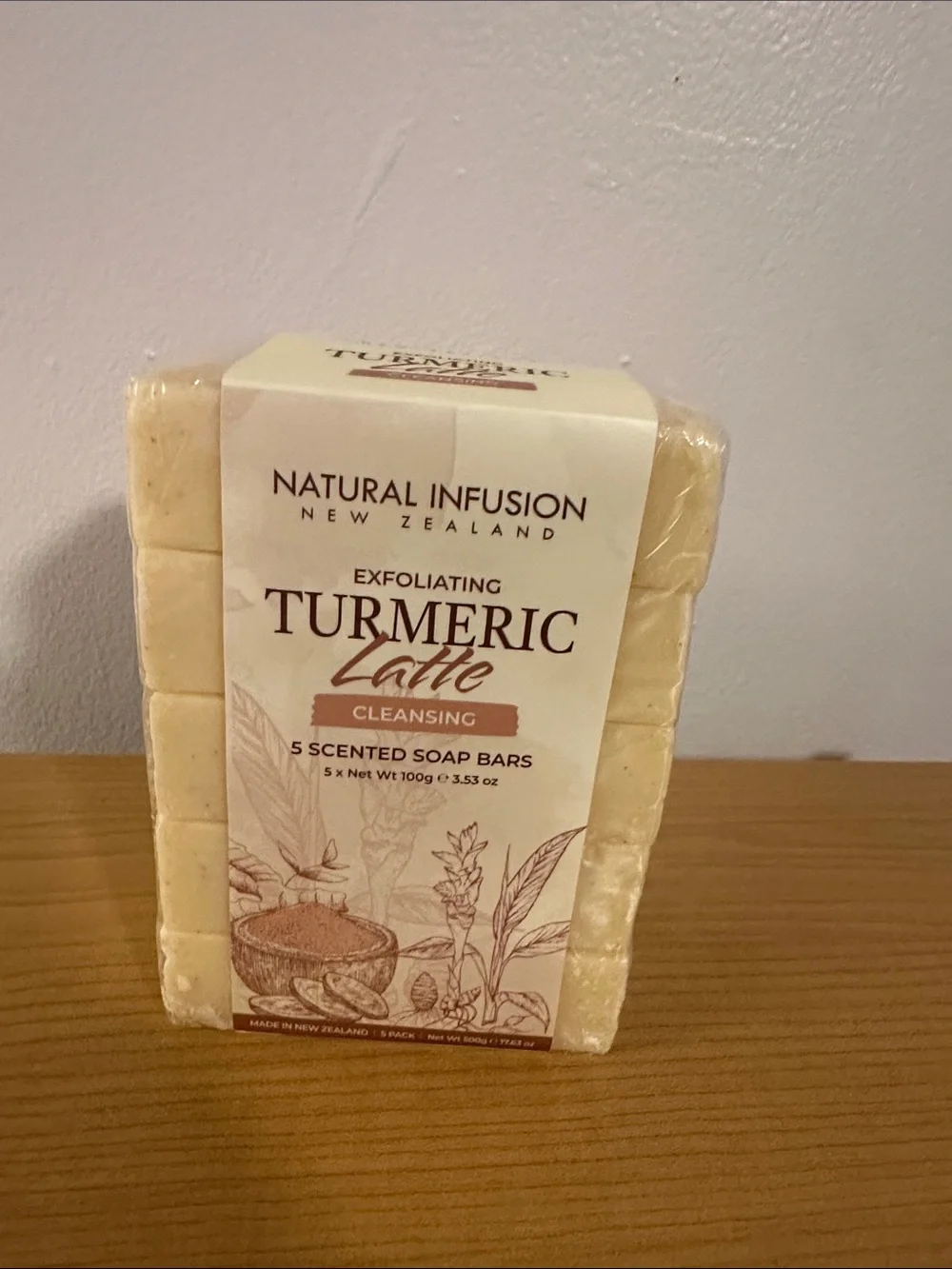 Turmeric Latte Exfoliating Soap Bars - Cream
